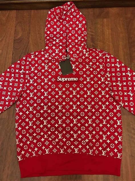 lv supreme hoodie|supreme louis vuitton hoodie where to buy.